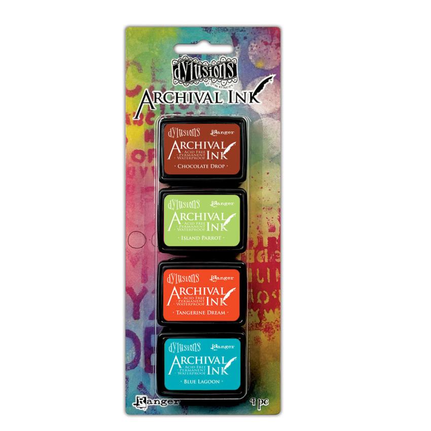 Ranger - Archival Mini Ink Pad "Kit 8#" Stempelkissen - Pigmenttinte Design by Dyan Reaveley