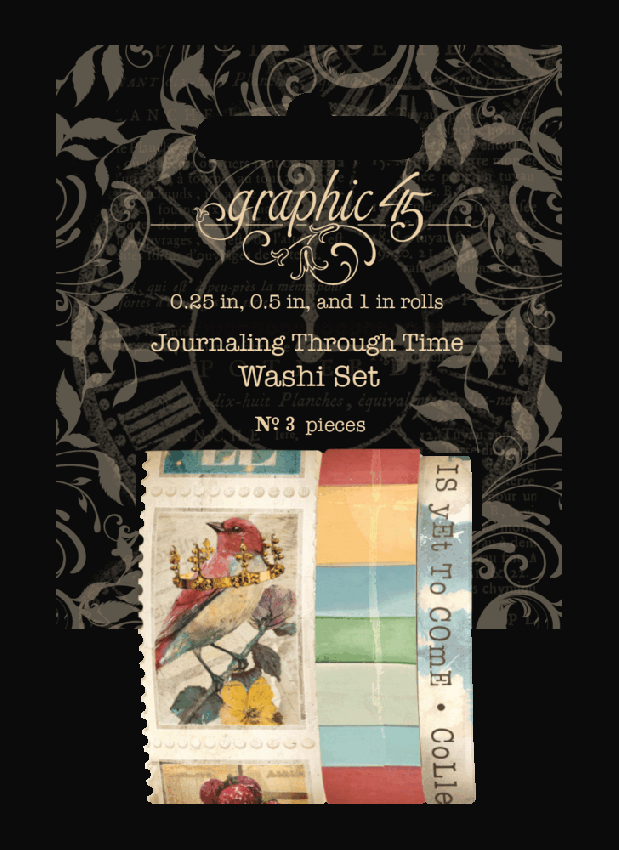 Graphic 45 "Journaling Through Time" Washi Tape