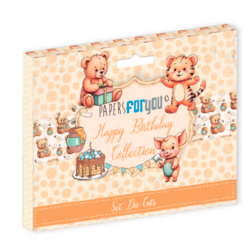 Papers For You - Stanzteile "Happy Birthday" Die Cuts