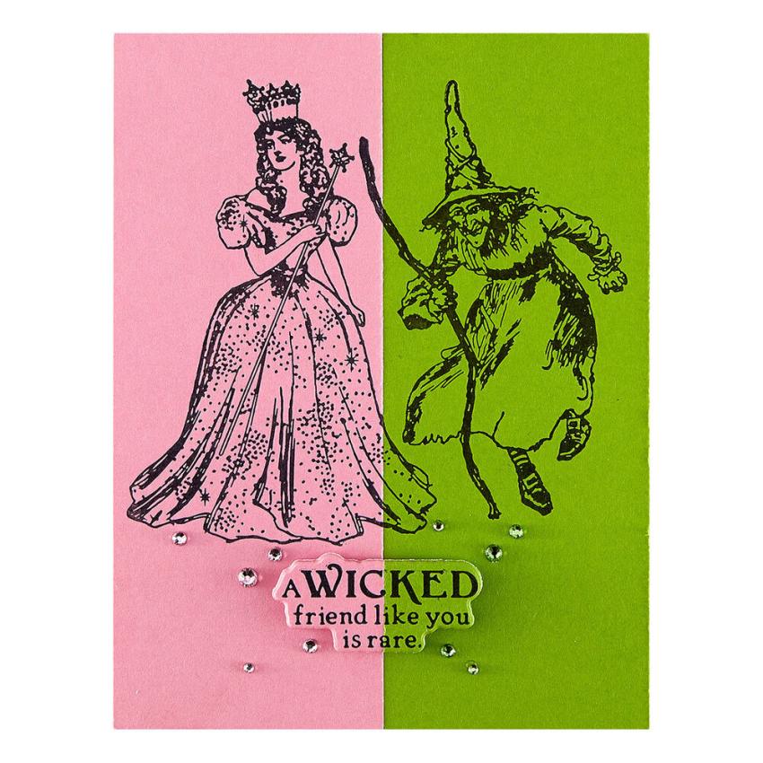 Spellbinders - Buchdrucktechnik "Dorothy & the Witches" BetterPress Plate & Dies