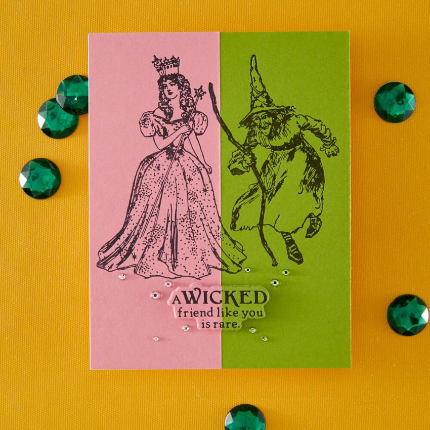 Spellbinders - Buchdrucktechnik "Dorothy & the Witches" BetterPress Plate & Dies