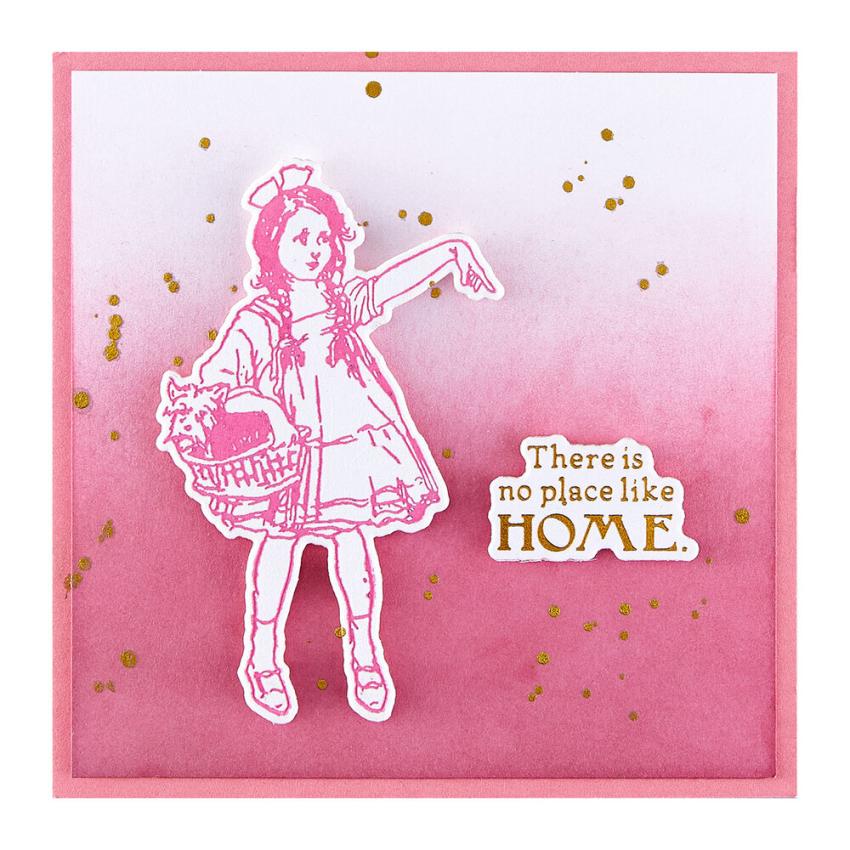 Spellbinders - Buchdrucktechnik "Sentiments" BetterPress Plate & Dies