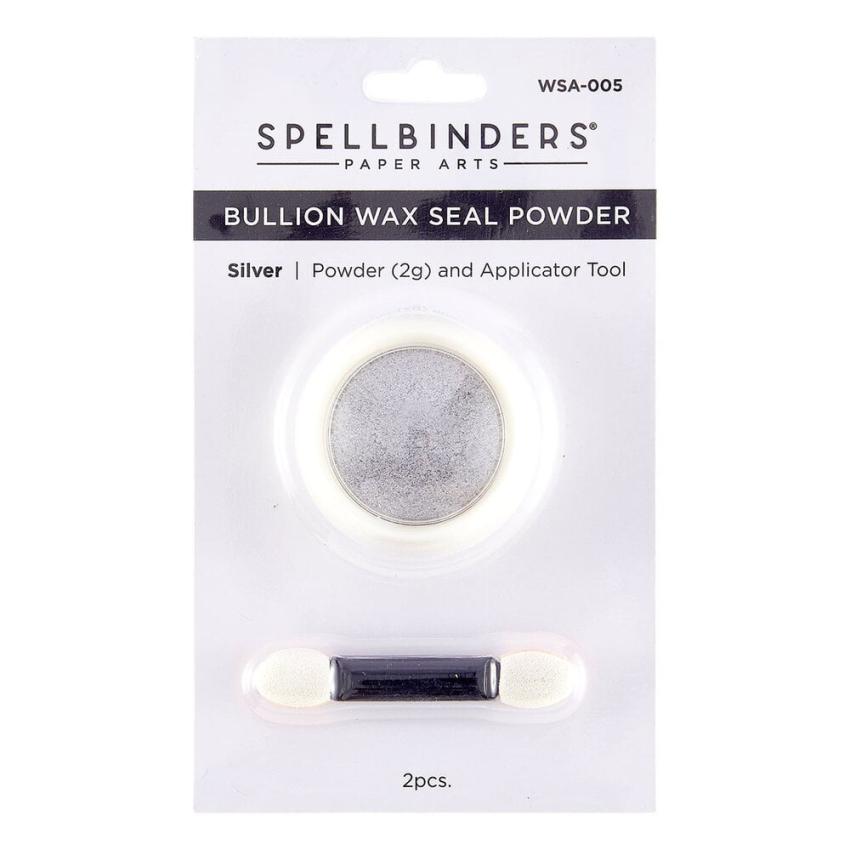 Spellbinders - Wachsiegel Puder "Silver Bullion" Wax Seal Powder