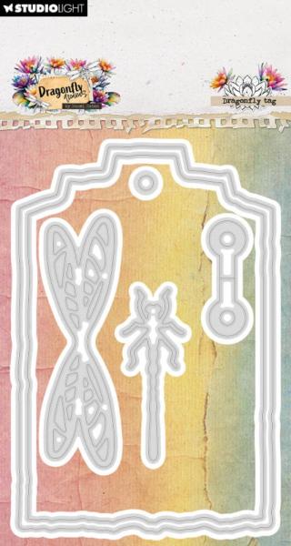 Studio Light - Stanzschablone "Dragonfly Tag" Dies