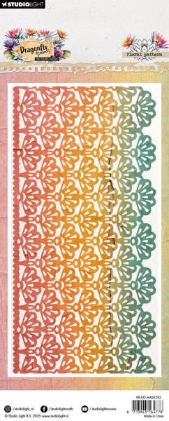 Studio Light - Schablone "Floral Pattern" Stencil  