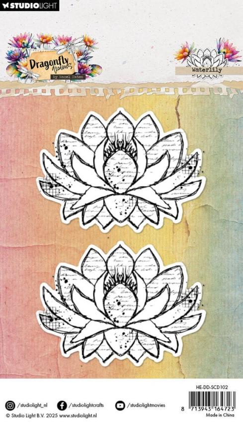 Studio Light - Stempel & Stanzschablone "Waterlily" Stamp & Dies