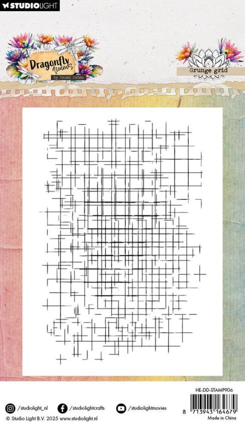 Studio Light - Stempel "Grunge Grid" Clear Stamps