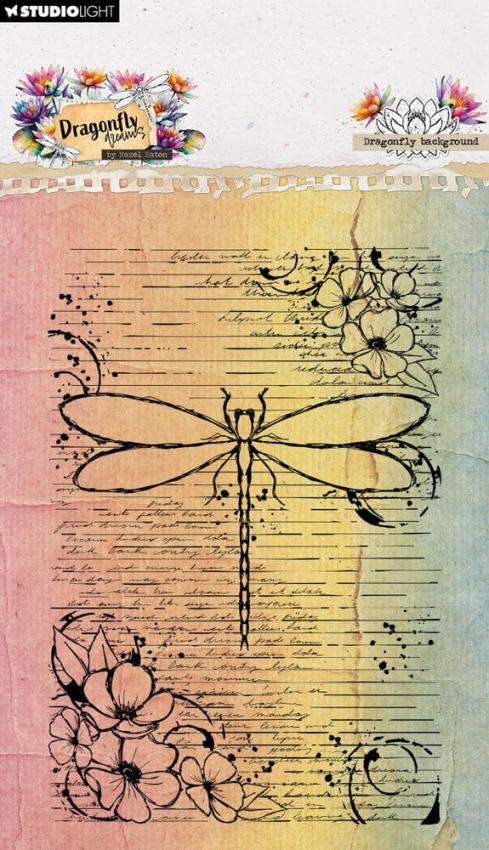 Studio Light - Stempel "Dragonfly Background" Clear Stamps