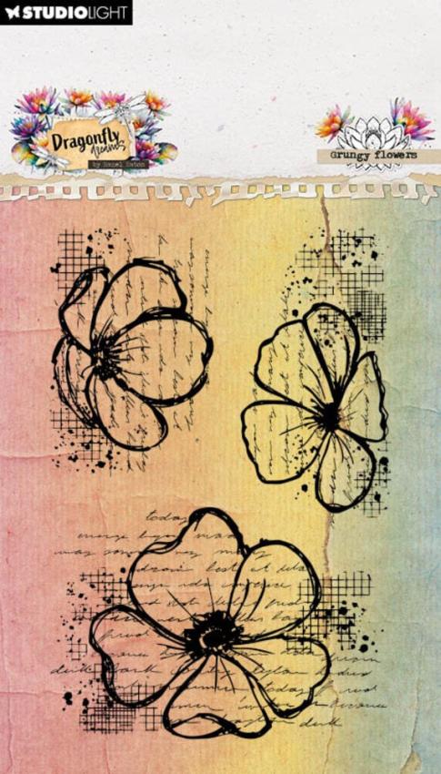 Studio Light - Stempelset "Grungy Flowers" Clear Stamps