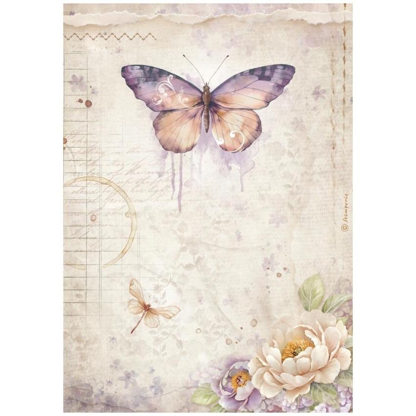 Stamperia - Decopatch Papier "Butterfly" Decoupage A4 - 6 Bogen  