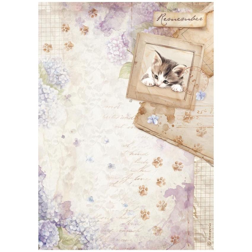 Stamperia - Decopatch Papier "Selection" Decoupage A4 - 6 Bogen  
