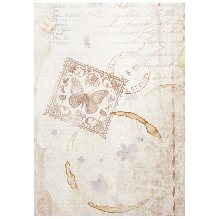 Stamperia - Decopatch Papier "Backgrounds" Decoupage A6 - 8 Bogen  