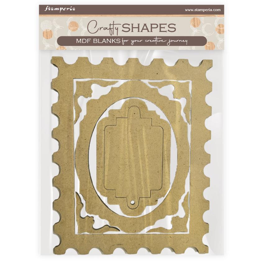 Stamperia - Holzteile "Frames and Plates" MDF Crafty Shapes Blanks