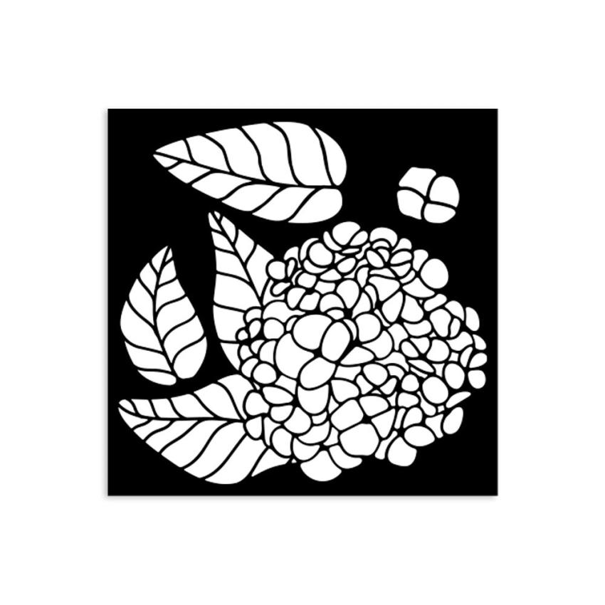 Stamperia - Schablone 12x12cm "Hydrangea" Stencil