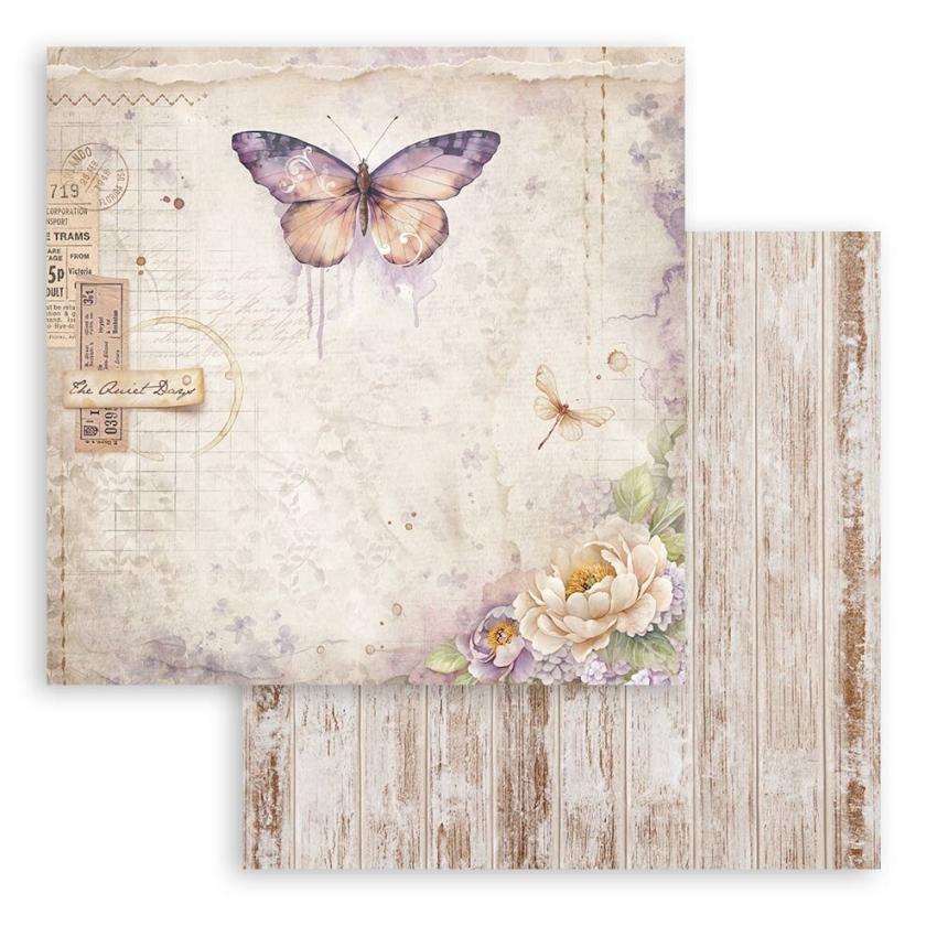 Stamperia - Designpapier "Quiet Days" Paper Pack 12x12 Inch - 10 Bogen