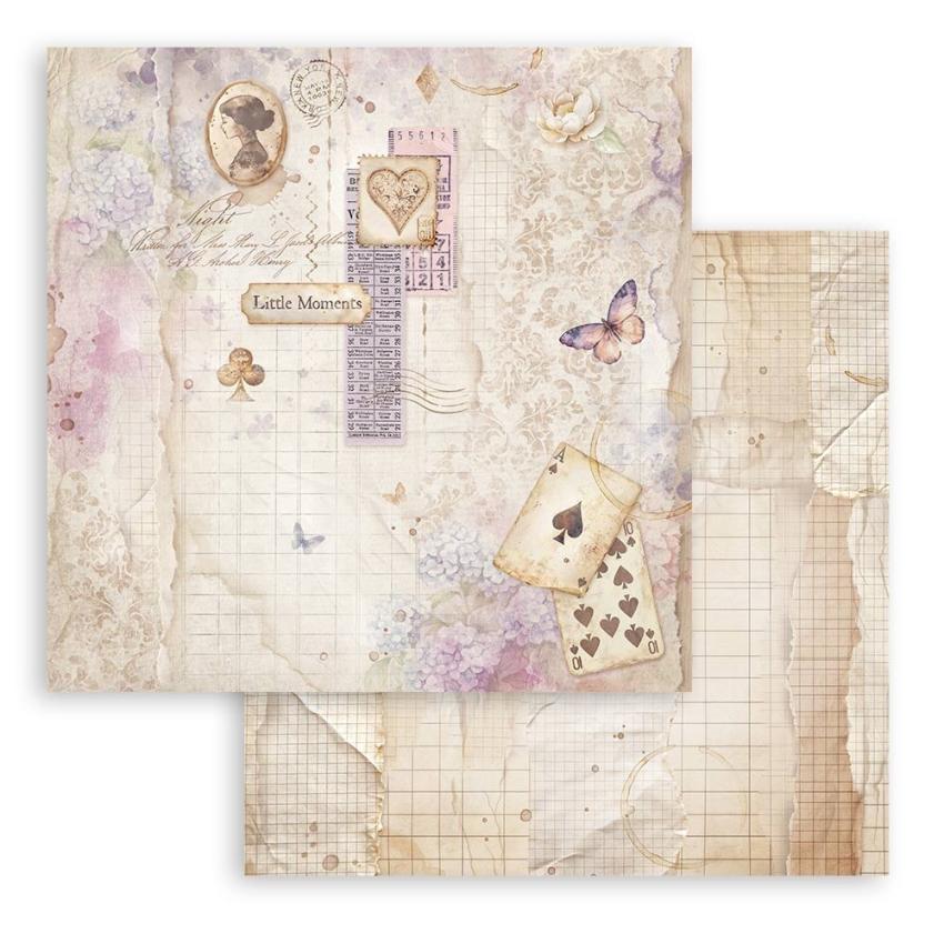 Stamperia - Designpapier "Quiet Days" Paper Pack 12x12 Inch - 10 Bogen