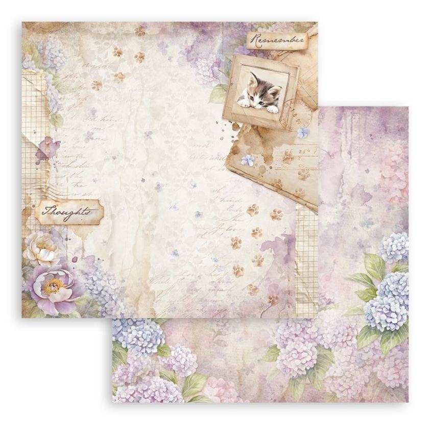 Stamperia - Designpapier "Quiet Days" Paper Pack 12x12 Inch - 10 Bogen