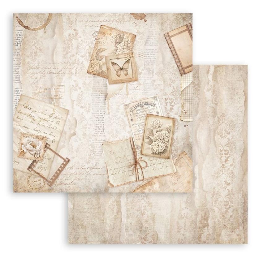 Stamperia - Designpapier "Quiet Days" Paper Pack 8x8 Inch - 10 Bogen