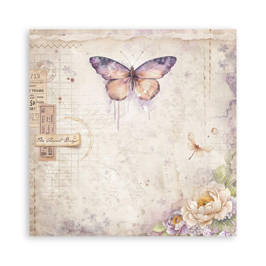 Stamperia - Designpapier "Quiet Days" Maxi Paper Pack 12x12 Inch - 22 Bogen