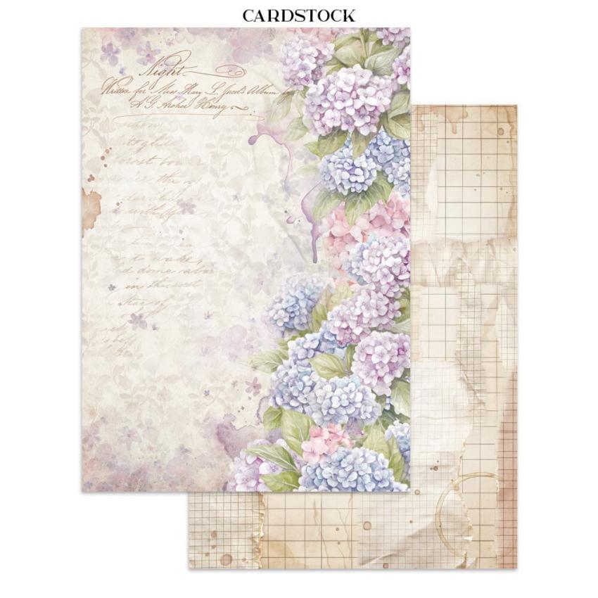 Stamperia - Papier, Aufkleber & Stanzteile "Quiet Days" Junk Journal Backgrounds,Stickers,Cut-Outs