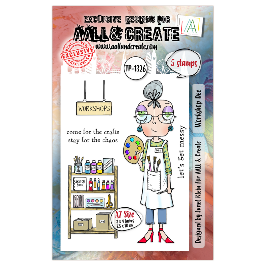 AALL and Create - Stempel A7 "Workshop Dee" Clear Stamps