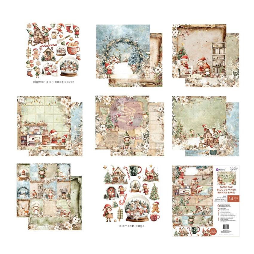 Prima Marketing - Designpapier "Twinkle & Treats" Paper Pack 12x12 Inch - 14 Bogen