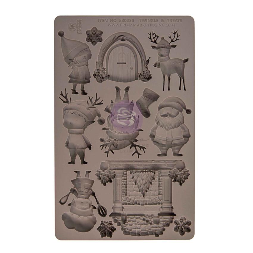 Prima Marketing - Gießform 5x8 Inch"Twinkle & Treats" Mould