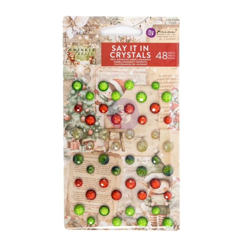 Prima Marketing - Strasssteine "Twinkle & Treats" Say It In Crystals 48 Stück