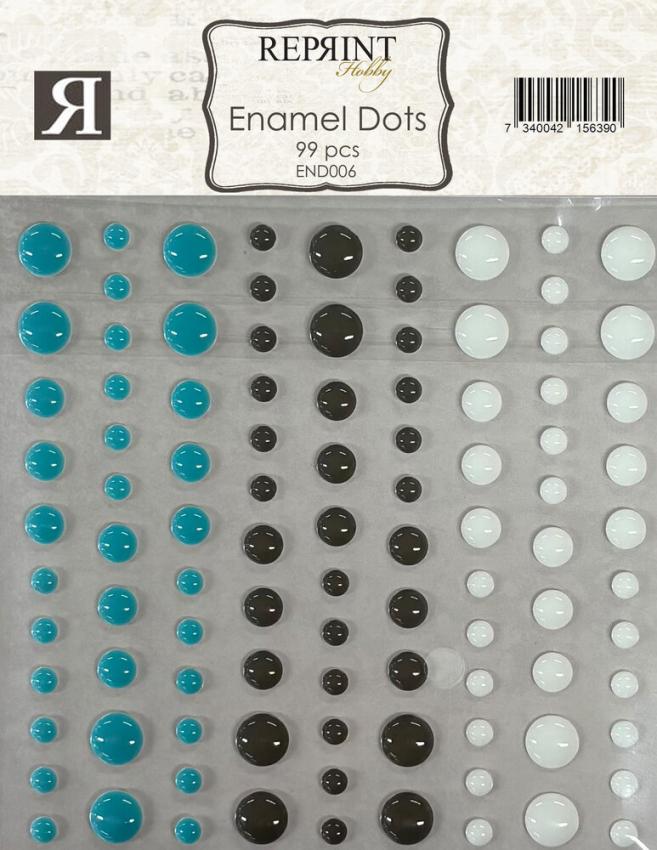 Reprint - Klebeperlen "Masculine Moments" Enamel Dots