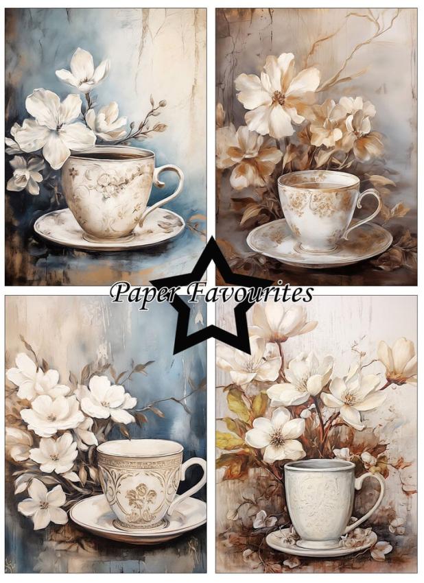Paper Favourites - Designpapier "Cup of Coffee" Paper Pack A6 - 24 Bogen