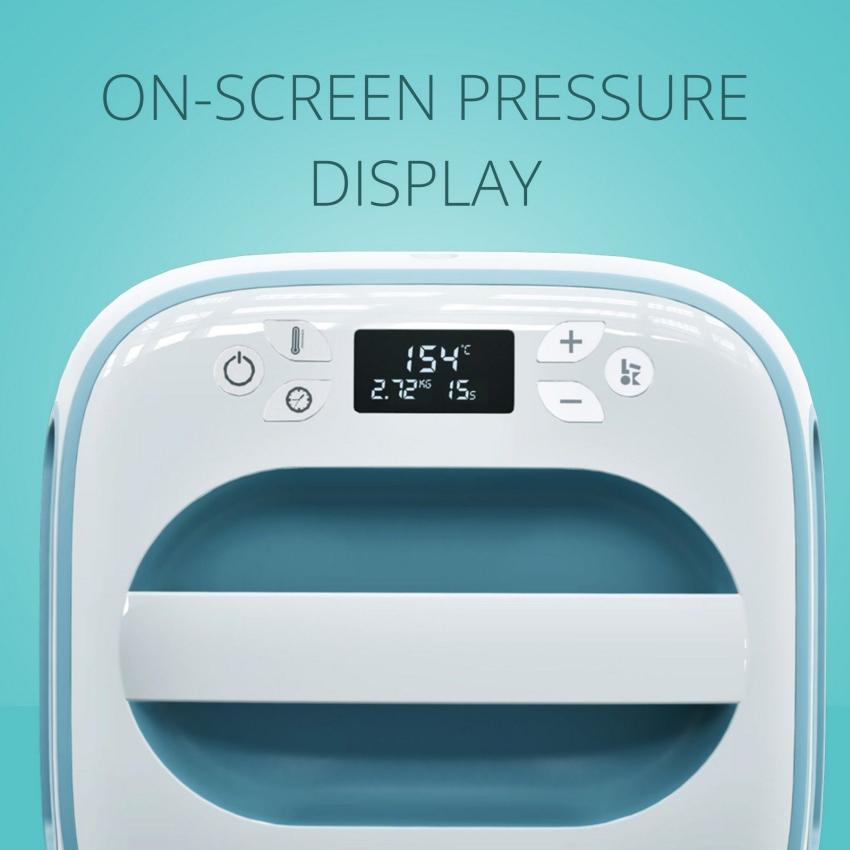 LOKLiK - Easy Heat Press Transferpresse Jeansblau