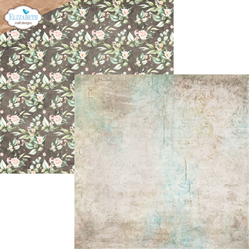 Elizabeth Craft Designs - Designpapier "Bohemian Rose" Paper Pack 12x12 Inch - 12 Bogen