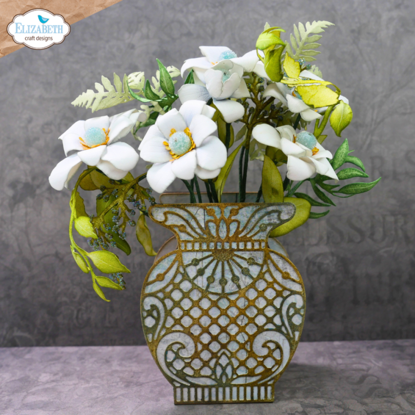 Elizabeth Craft Designs - Stanzschalone "Delicate Fancy Vase" Dies
