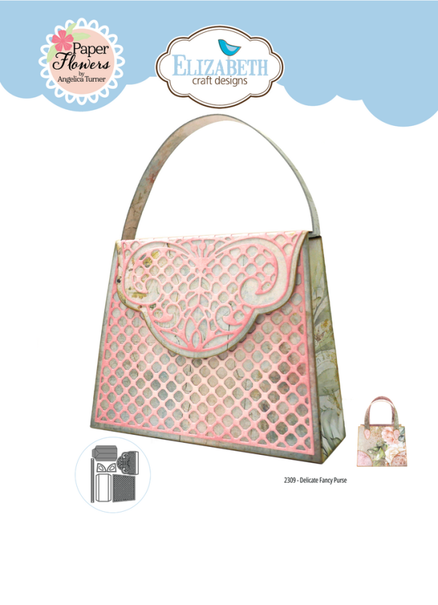 Elizabeth Craft Designs - Stanzschalone "Delicate Fancy Purse" Dies