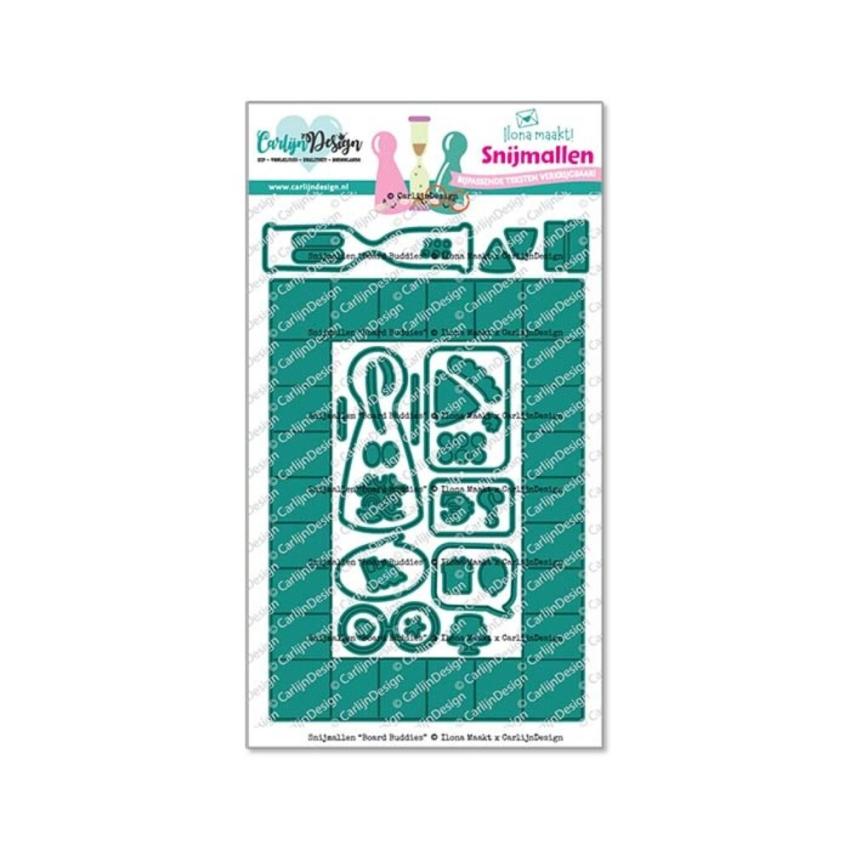 Carlijn Design - Stanzschablone "Board Buddies" Dies 