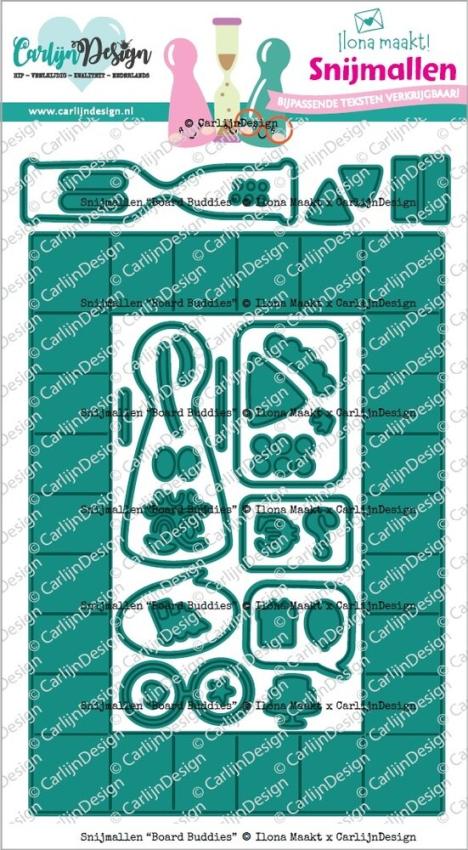 Carlijn Design - Stanzschablone "Board Buddies" Dies 