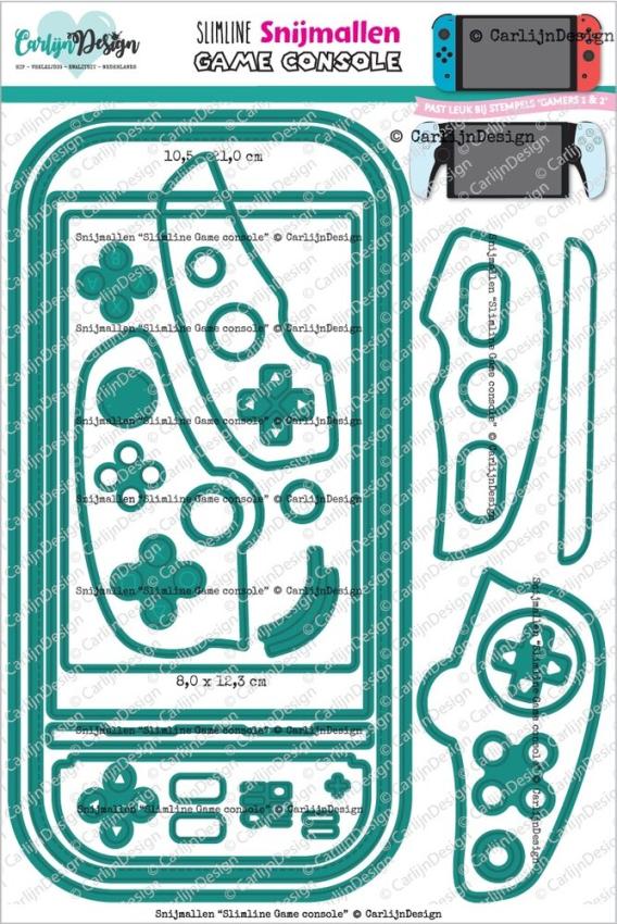 Carlijn Design - Stanzschablone "Game Console" Dies 