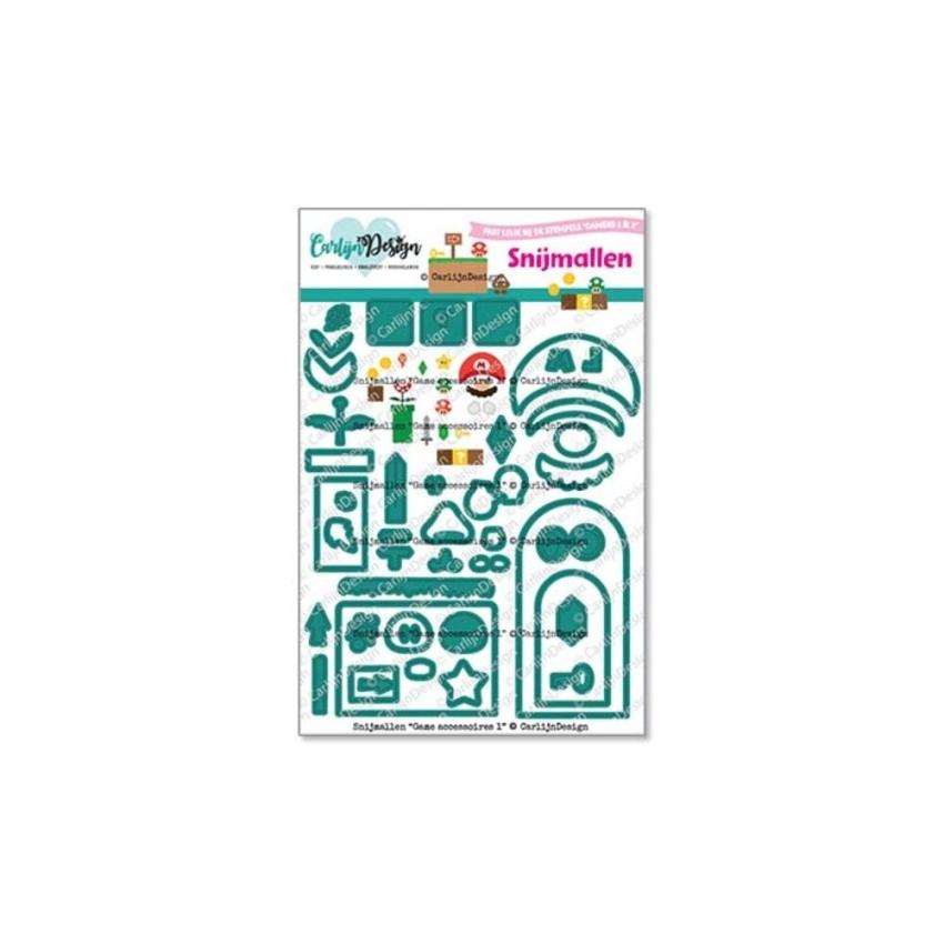 Carlijn Design - Stanzschablone "Game Accessoires" Dies 