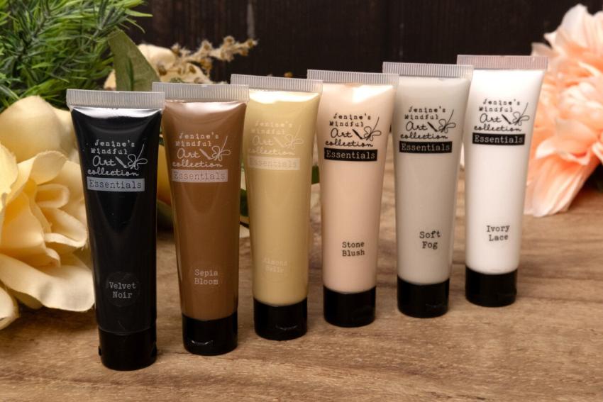 Studio Light - Acrylfarbe "Smoke & Stone" Acrylic Paint Set 6x35ml Design by Jenines Mindful Art