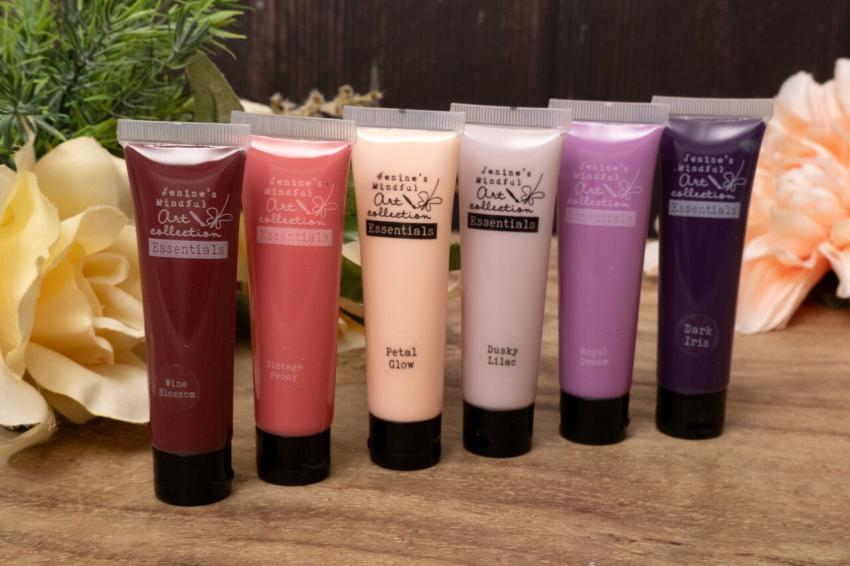 Studio Light - Acrylfarbe "Blush & Lilac" Acrylic Paint Set 6x35ml Design by Jenines Mindful Art