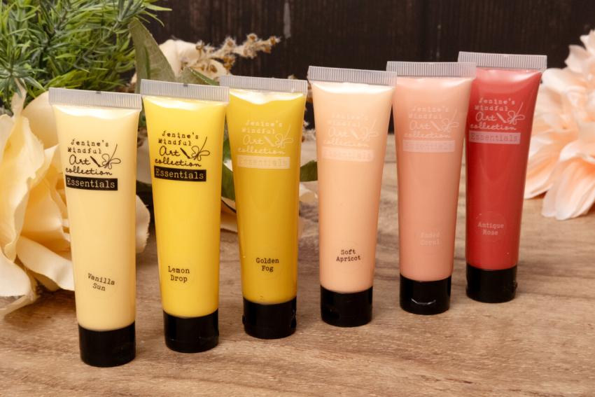 Studio Light - Acrylfarbe "Amber & Rose" Acrylic Paint Set 6x35ml Design by Jenines Mindful Art