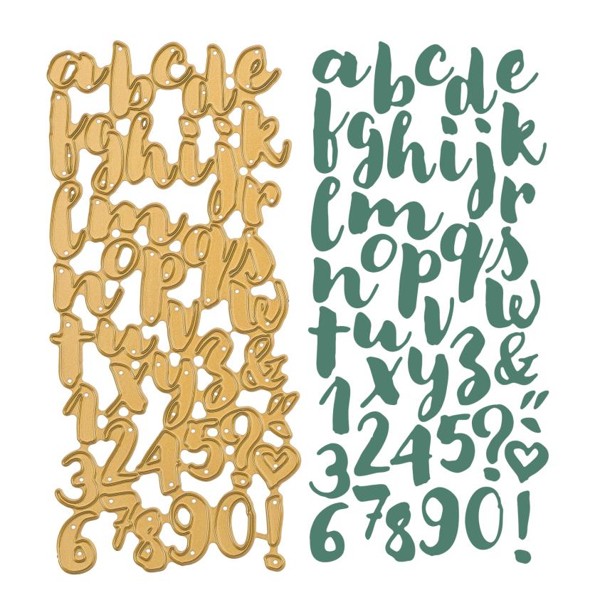 Vaessen Creative - Stanzschablone "Alphabet" Dies