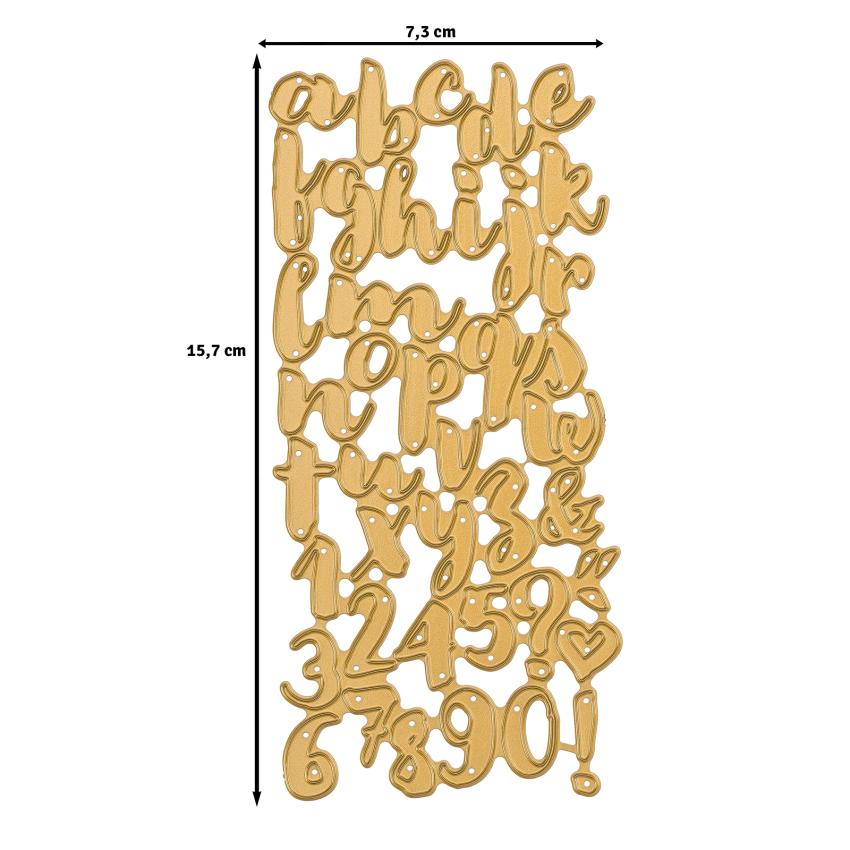 Vaessen Creative - Stanzschablone "Alphabet" Dies