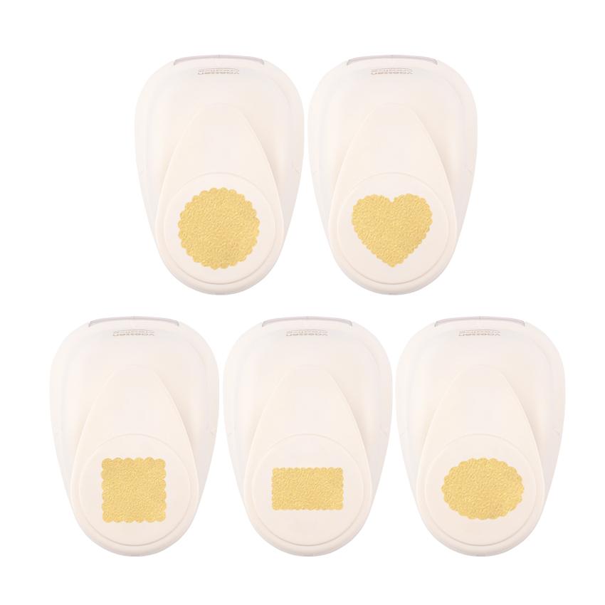 Vaessen Creative - 5 Motivstanzer "Geometrische Formen Gewellt"