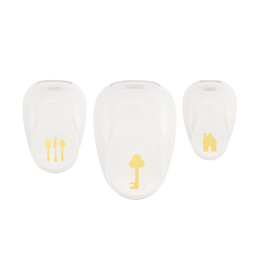 Vaessen Creative - 3 Motivstanzer "Neues Zuhause"