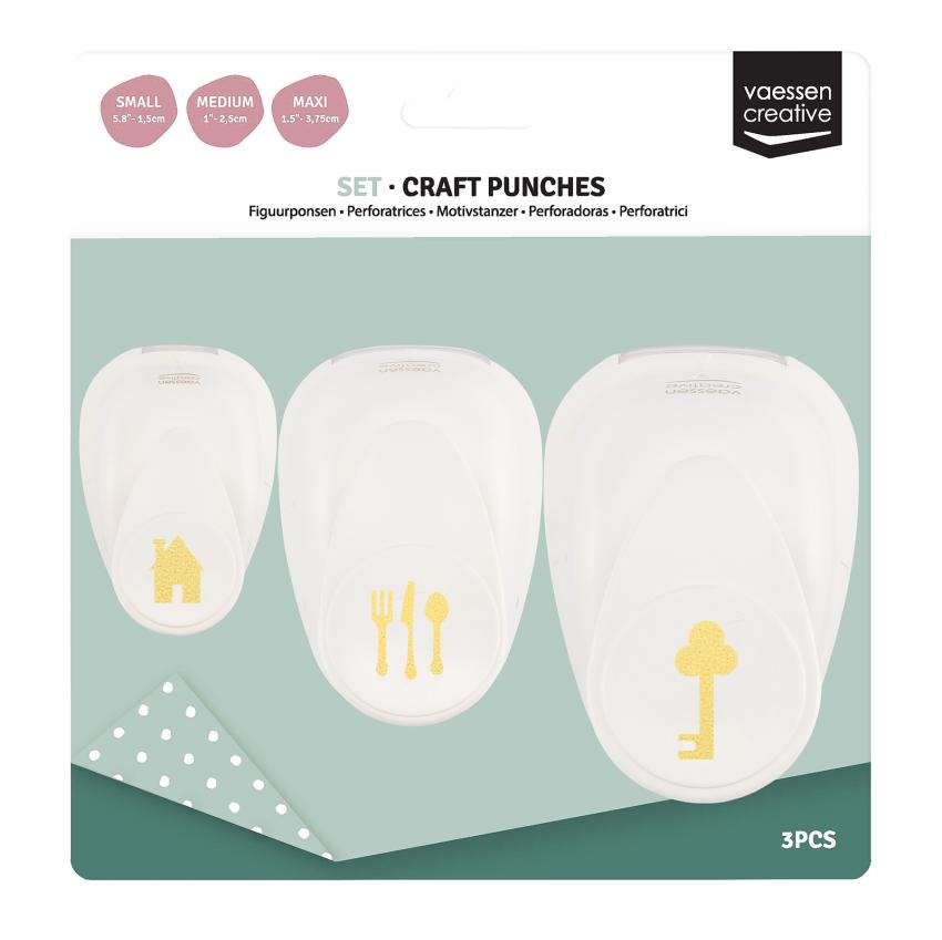 Vaessen Creative - 3 Motivstanzer "Neues Zuhause"