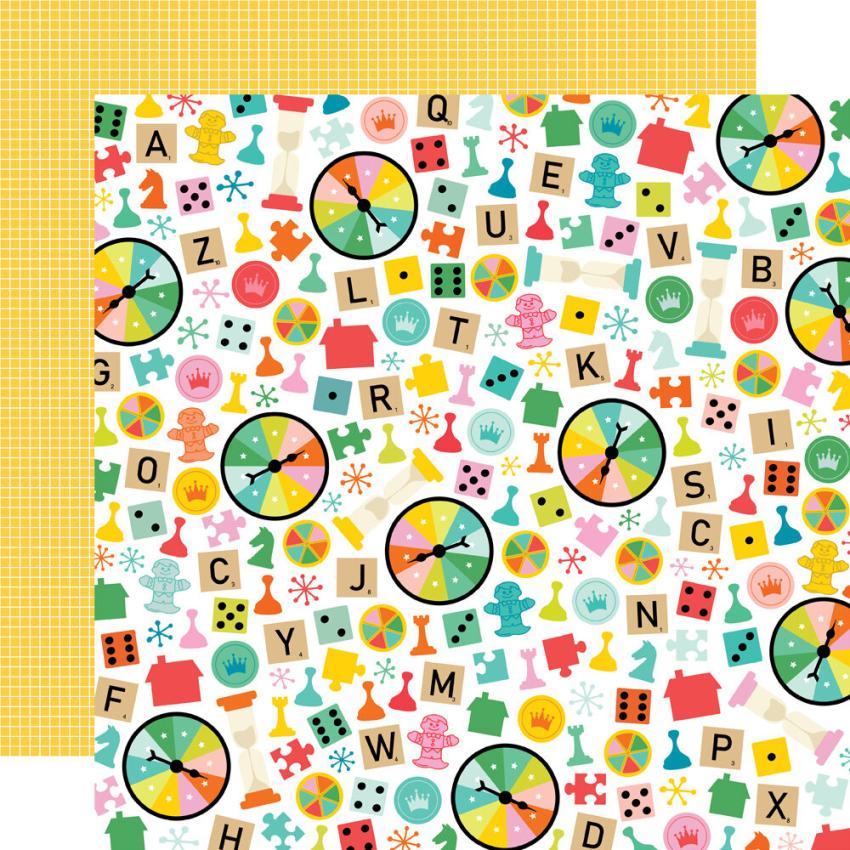 Simple Stories - Collections Kit "Game Night" 12 Bogen Designpapier