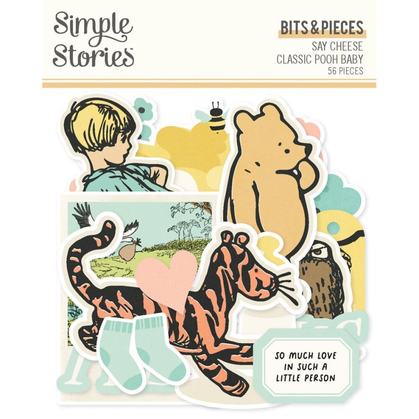 Simple Stories - Stanzteile "Say Cheese Classic Pooh Baby" Bits & Pieces 