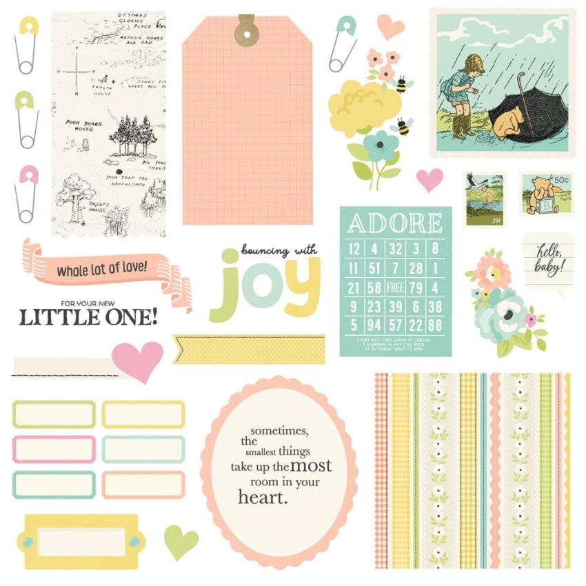 Simple Stories - Cards Kit "Say Cheese Classic Pooh Baby"