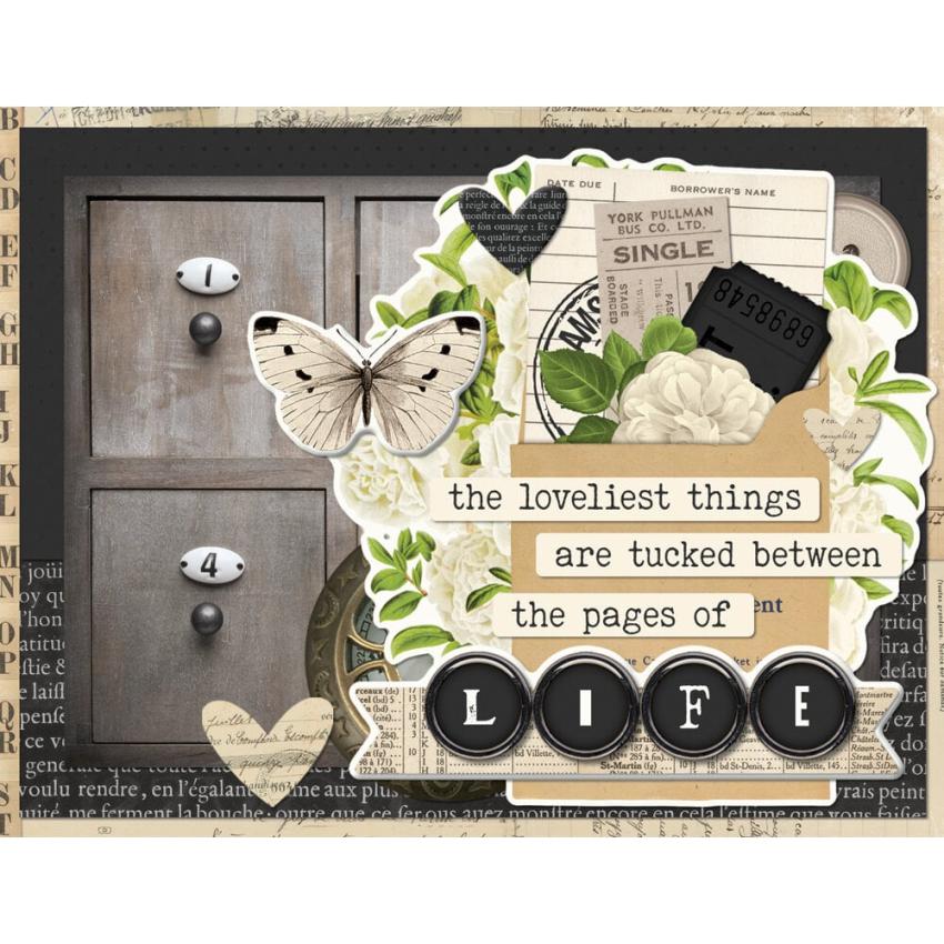 Simple Stories - Cards Kit "Vintage Junk Drawer"